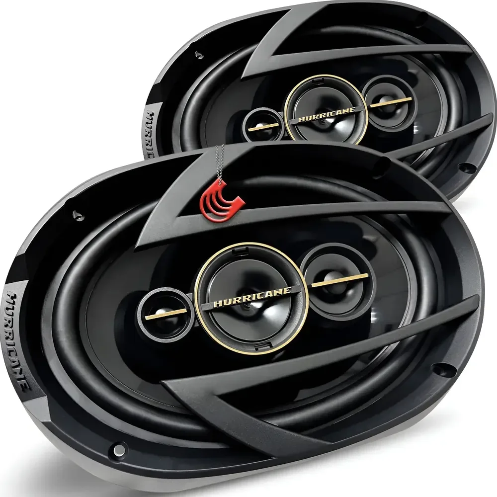 Par Alto Falante 6x9 Automotivo Som 260w Hurricane A69q Preto
