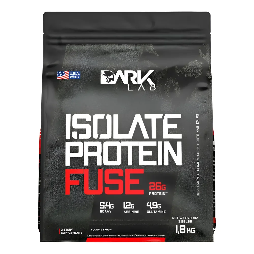 Whey Isolate Protein Fuse 1.8kg Morango Dark Lab Morango