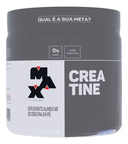 Creatina 150g Creatina Monohidratada Max Titanium Sem Sabor Alta Pureza