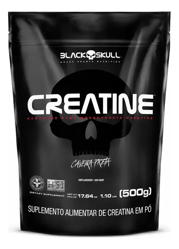 Creatina Monohidratada Black Skull Refil 500g
