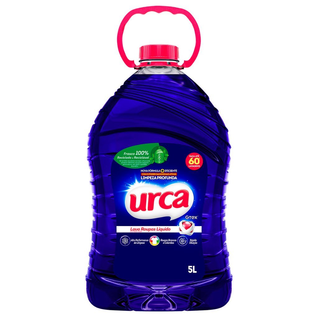 Lava Roupas Liquido Urca Azul - 5l