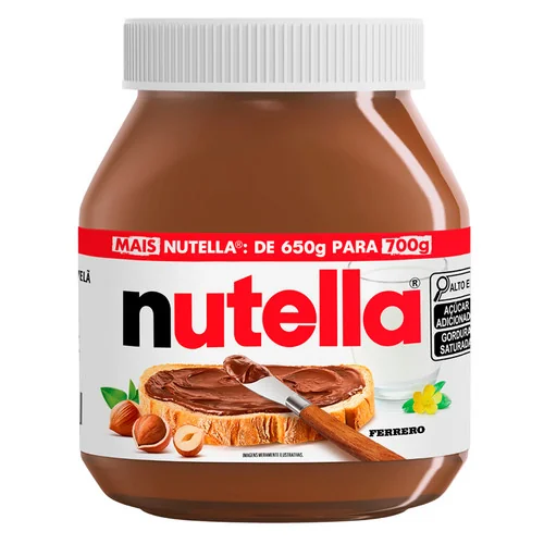 Nutella Creme De Avelã Com Cacau 700g Ferrero
