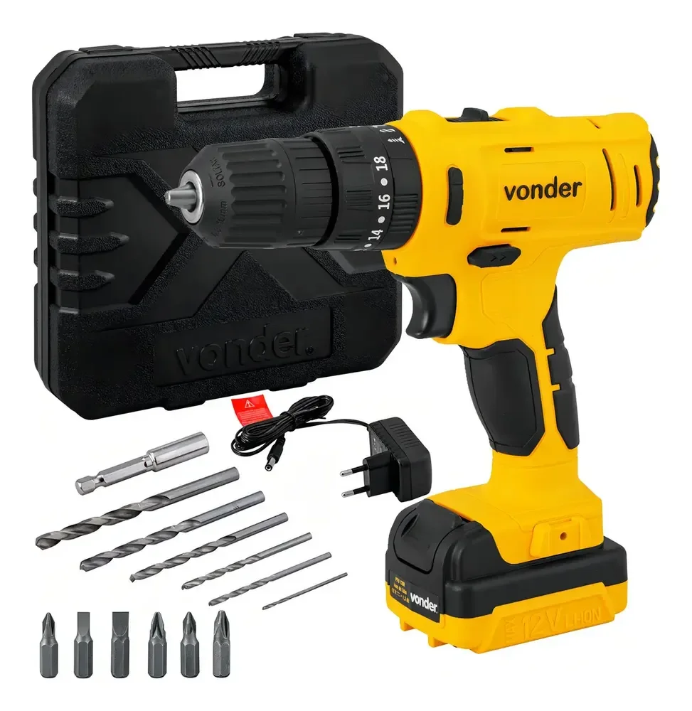 Parafusadeira/furadeira C/ Impacto Vonder Pfv120i