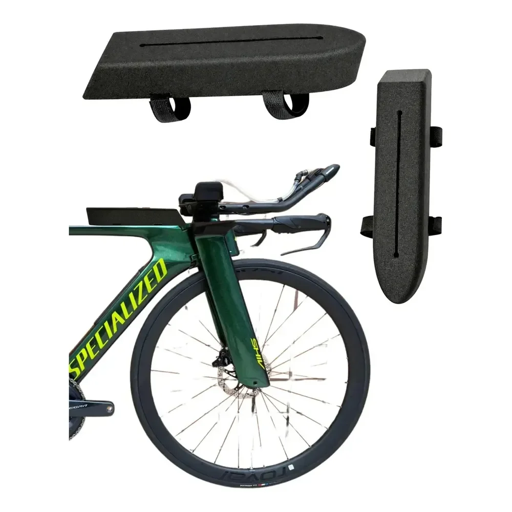 Porta Gel Triathlon Speed Road Universal Velcro Tpu E Carbono Triv Preto