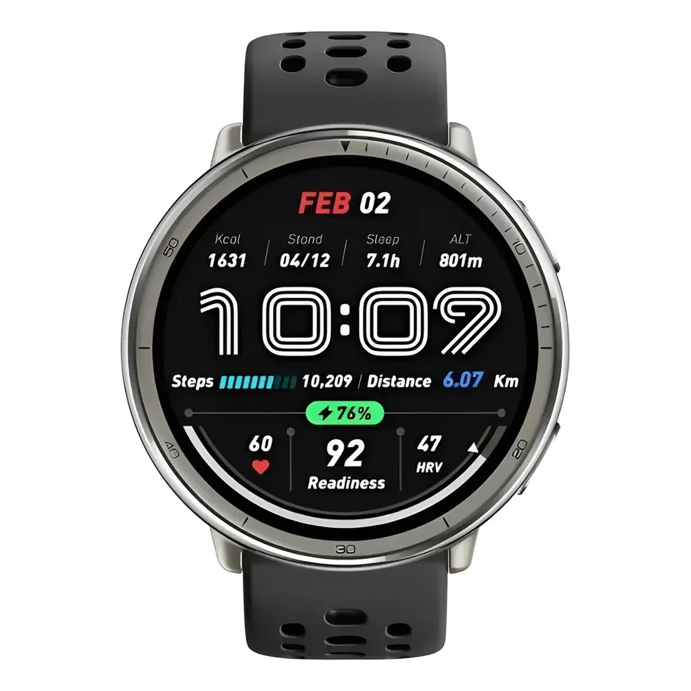 Relógio Amazfit Active 2 Smartwatch Cinza Preto