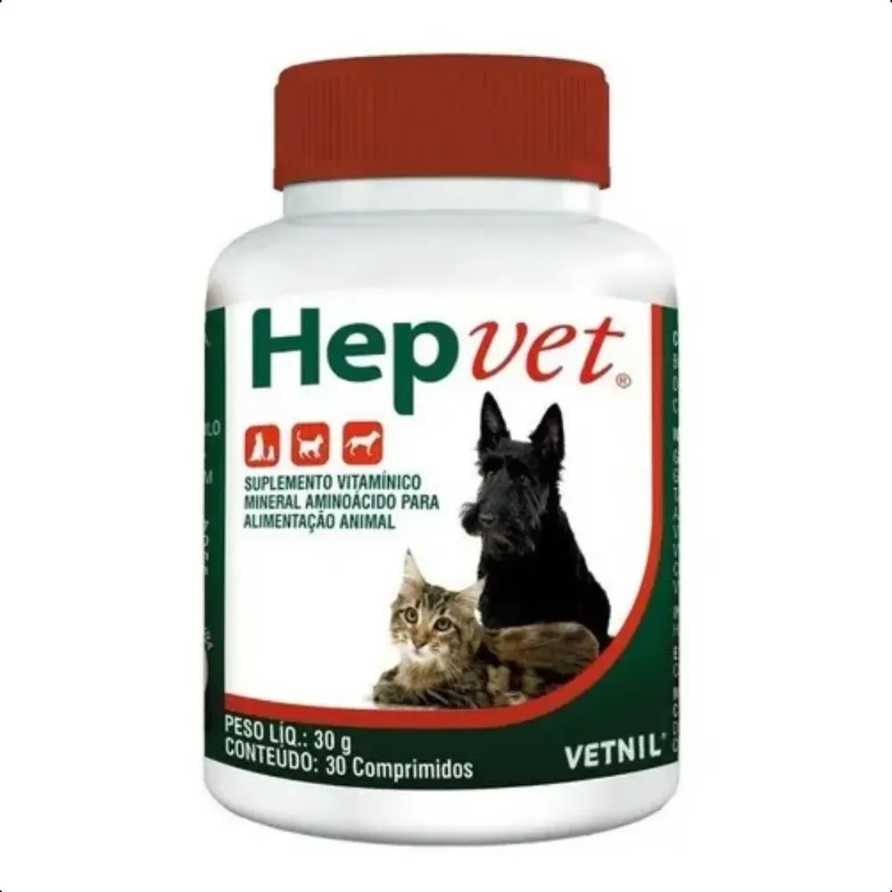 Hepvet - 30 Comprimidos - Vetnil