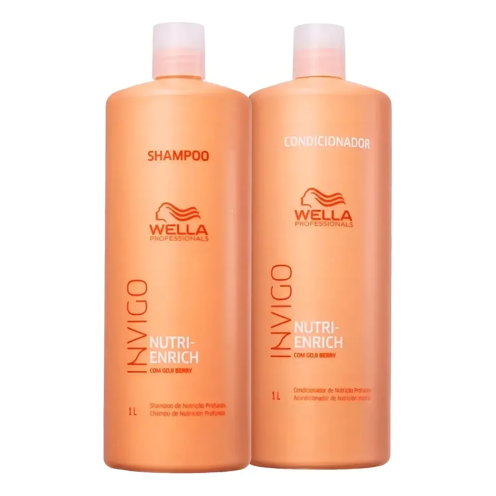 Kit Invigo Nutri-enrich Wella Shampoo + Condicionador 1l