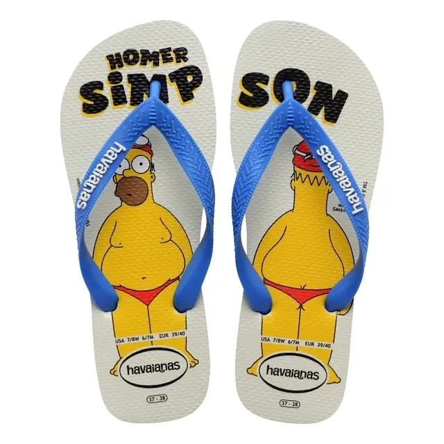 Chinelo Havaianas Simpsons Top Original Masculino Feminino