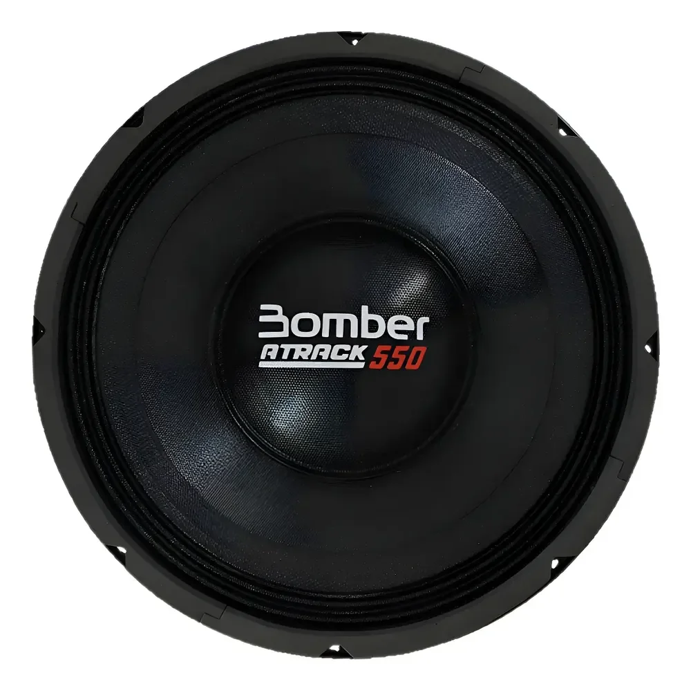 Woofer Atrack Bomber 550w 4 Ohms Bobina Simples 12 Polegadas Preto