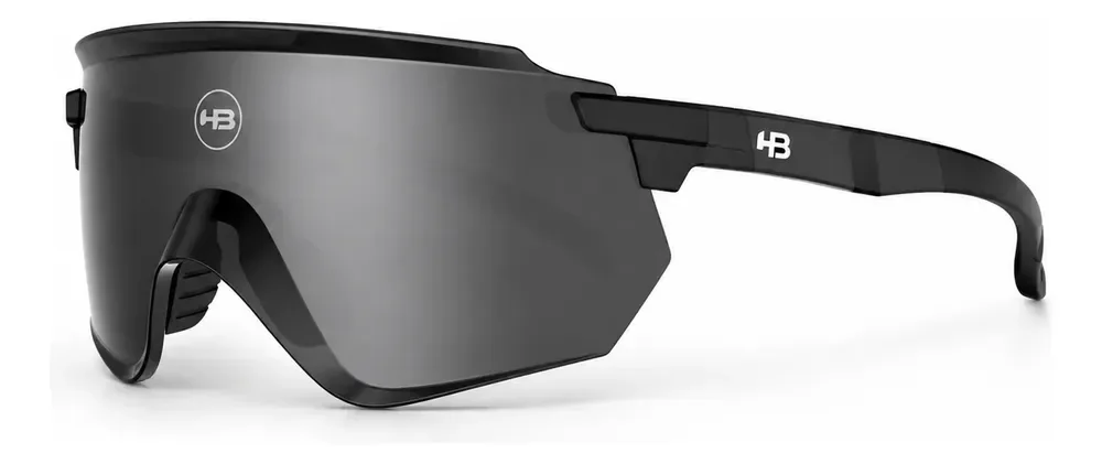 Óculos De Sol Hb Flare M Black D Nickel Gray Lançamento 26 Liso Preto Nickel Gray
