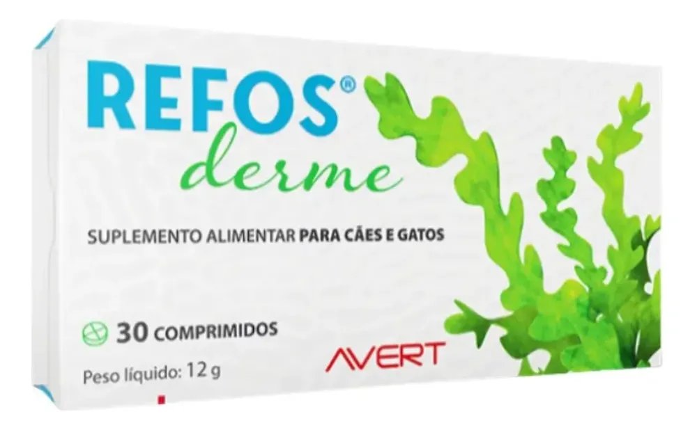 Refos Derme Suplemento Alimentar 30 Comprimidos Avert Cães
