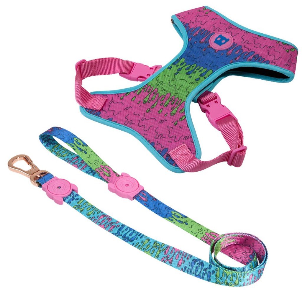 Guia E Peitoral AIR Mesh Para Cachorros Linha Lords of Zee Town ZeeDog