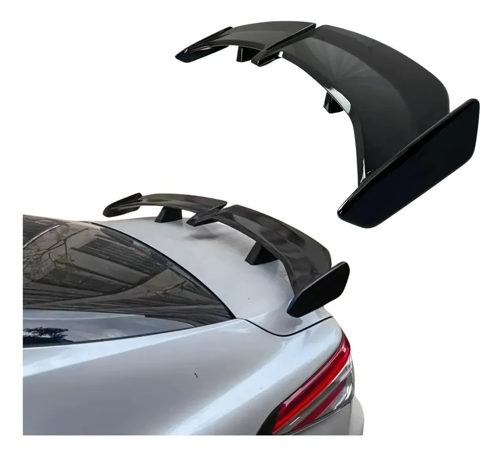 Aerofólio Traseiro Carro Universal Black Piano Sedan Coupé Preto