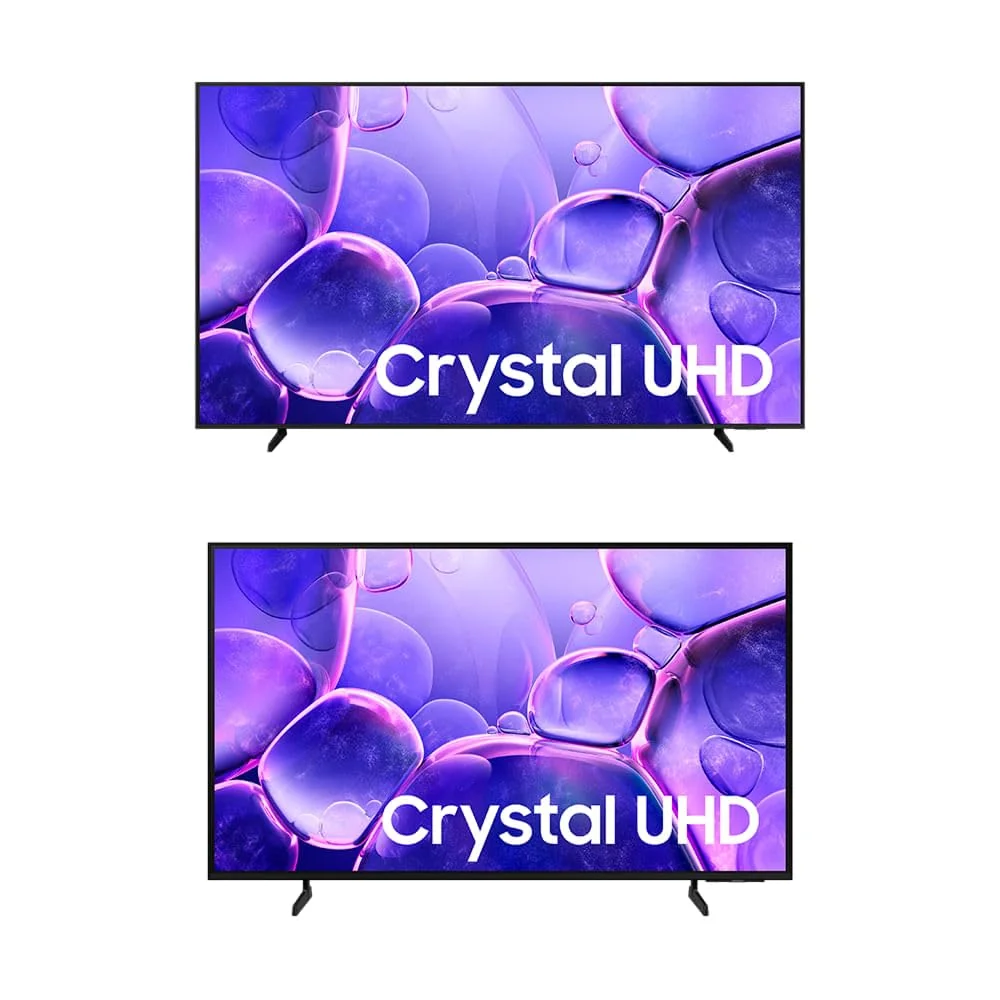 Smart TV 85" Crystal UHD 4K + Smart TV 55" Crystal UHD 4K U8600F