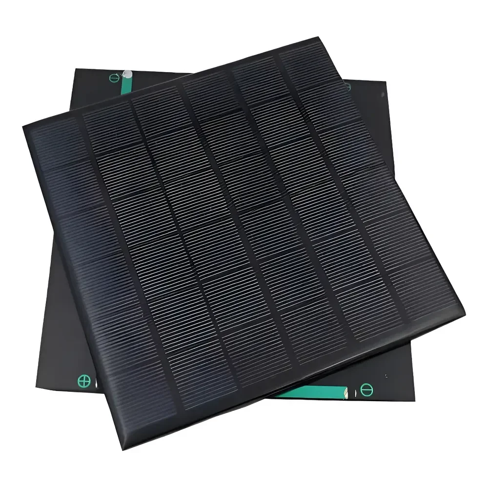 Mini Painel Solar 12v 5w 170x180mm Energia Limpa Fretegratis Preto 12v