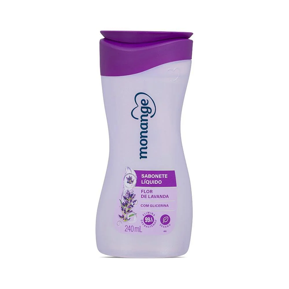 Monange Sabonete Líquido Flor De Lavanda 240Ml
