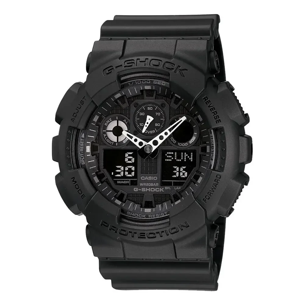 Relógio Masculino Casio G-shock Original Ga-100-1a1dr Preto
