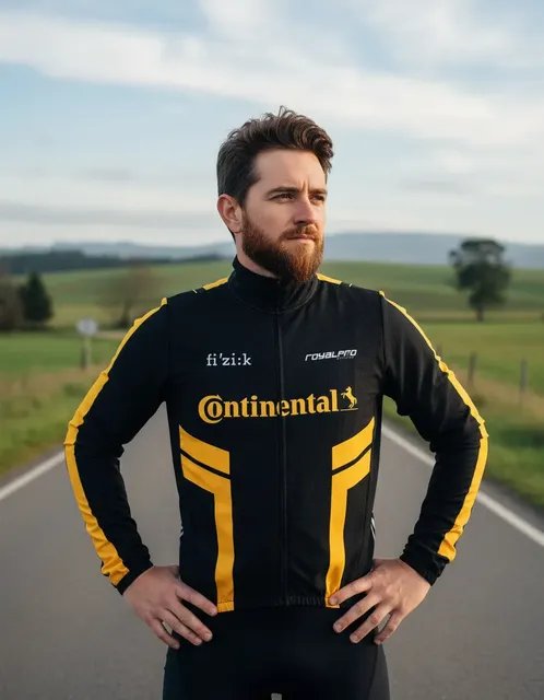 Jaqueta De Ciclismo Marcio May Corta Vento Continental Preta