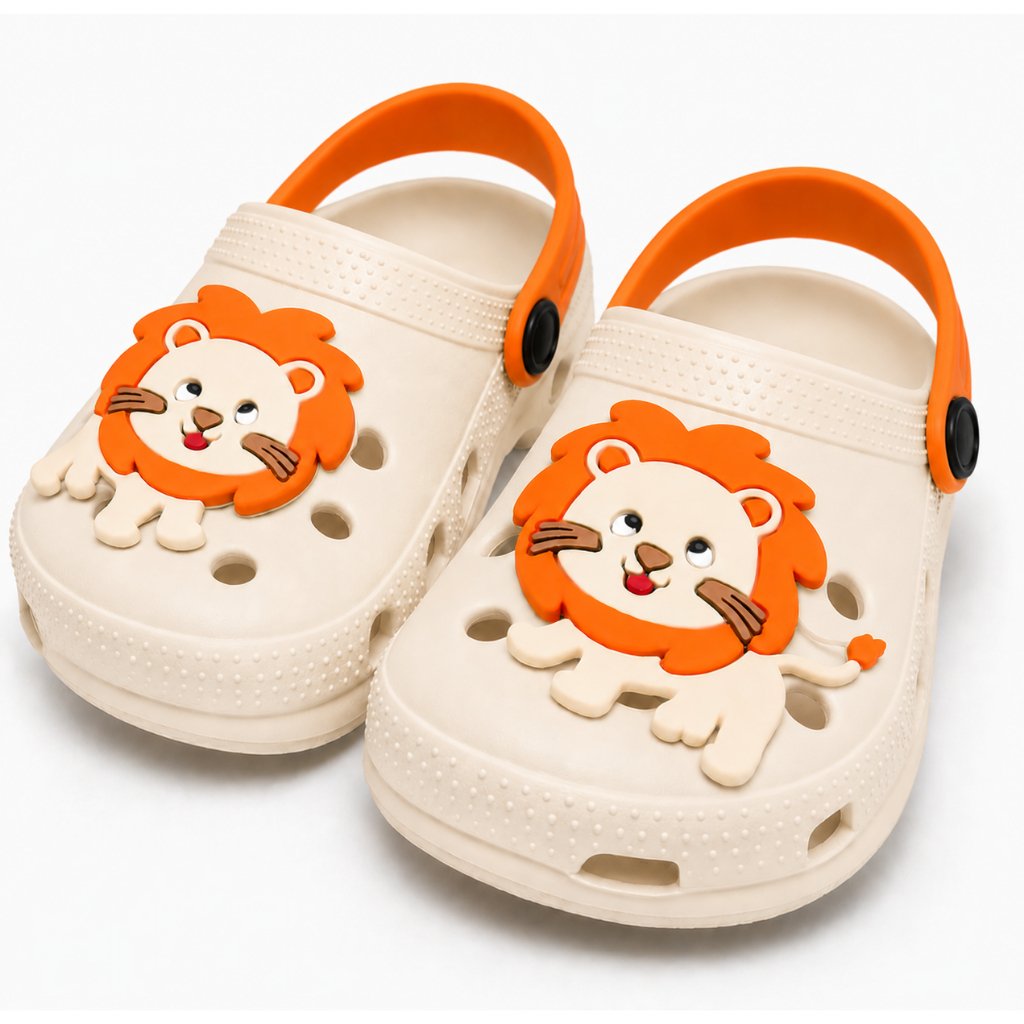 Sandália Infantil Masculina MindShop Leãozinho Leve e Confortável