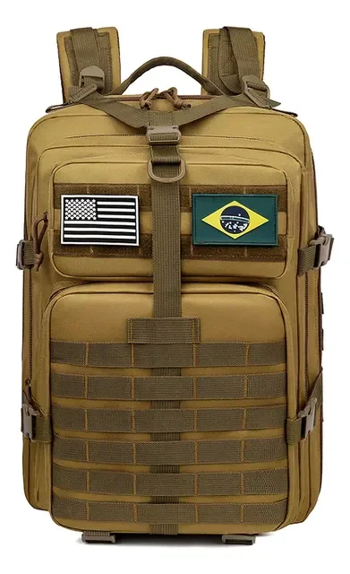 Mochila Tática Militar Impermeável E Resistente 50 Litros