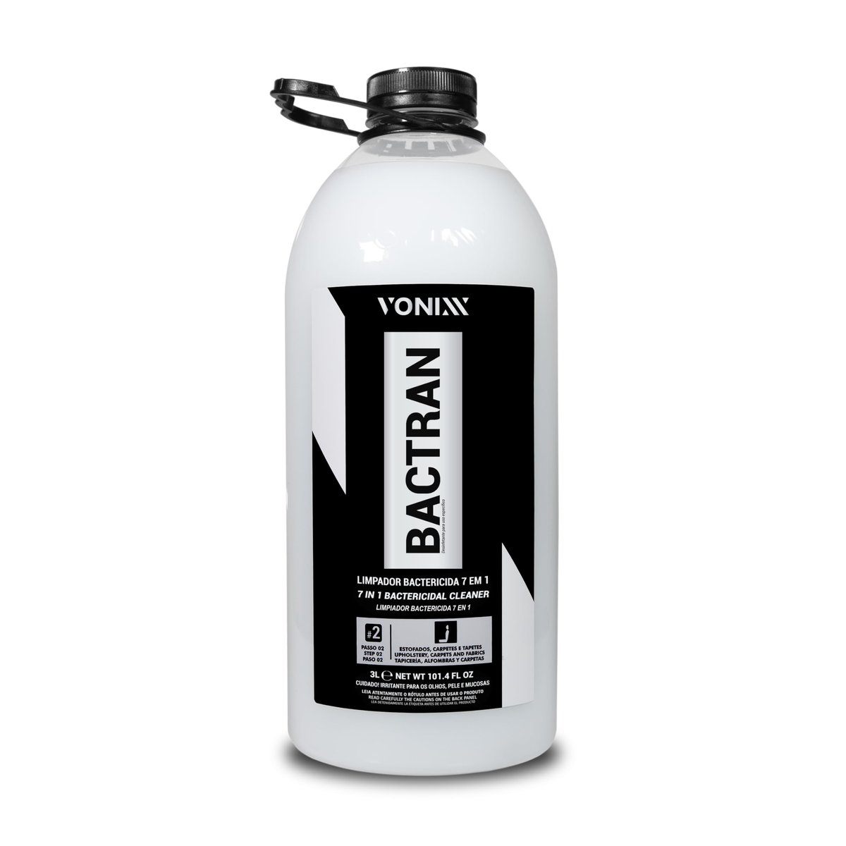 vonixx Limpador Bactericida 7 em 1 Bactran 3 Litros