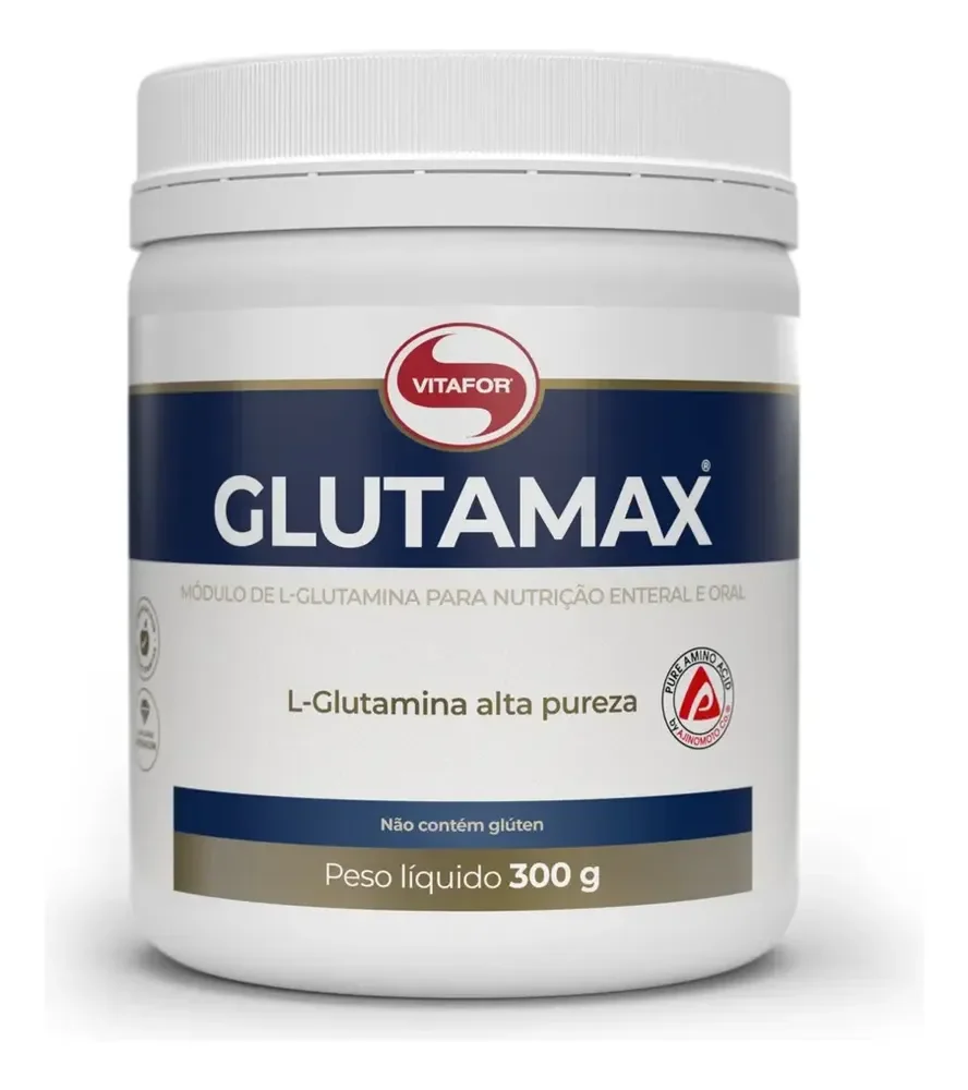 Suplemento Alimentar Em Pó Glutamax Sem Sabor 300g Vitafor