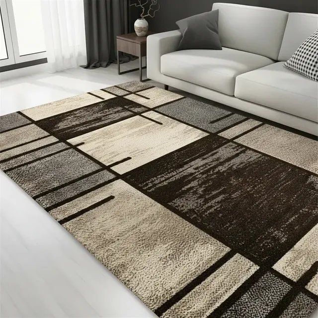 Tapete Sala Estampado Indiano 2,00x1,50 Moderno Alto Relevo