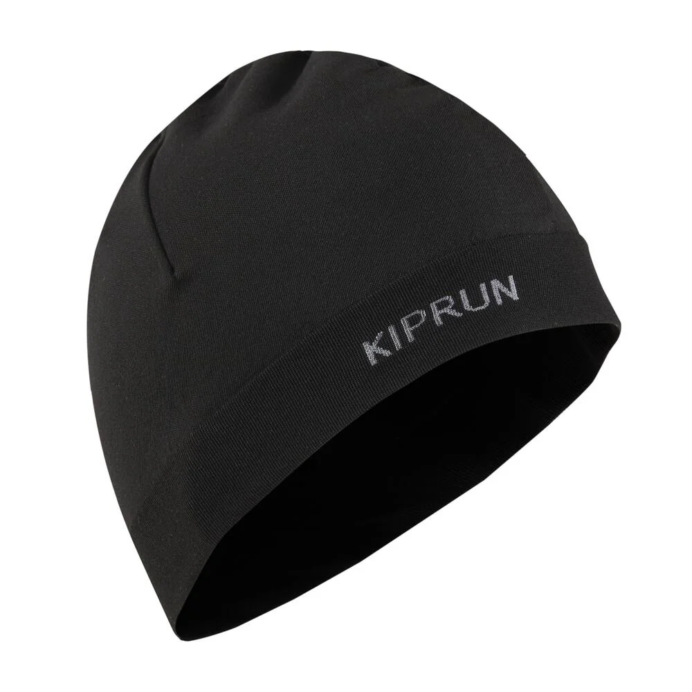 Gorro Adulto de Corrida Sem Costura Kiprun Preto