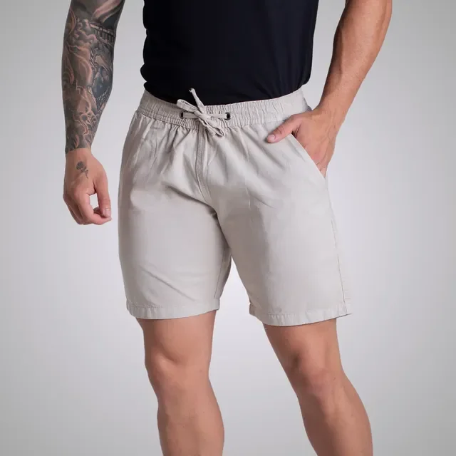 Short Mauricinho Sarja Brim Bermuda Masculina Colorida.