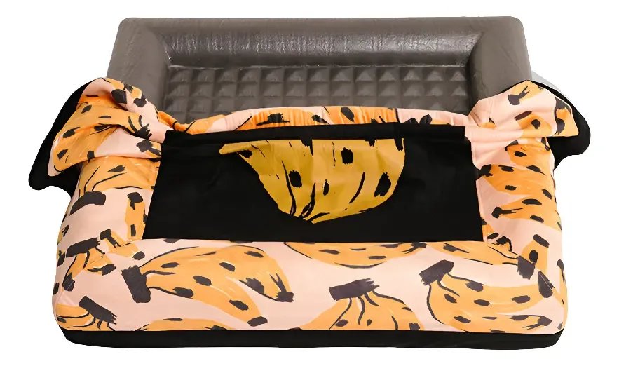 Cama Para Cachorros Zee.bed Farm Rio Bossa Banana Lavavél P Amarelo Banana - Tam P