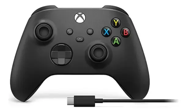 Controle Sem Fio Microsoft Xbox Series X|S Carbon Black, Com Bluetooth e Vibração