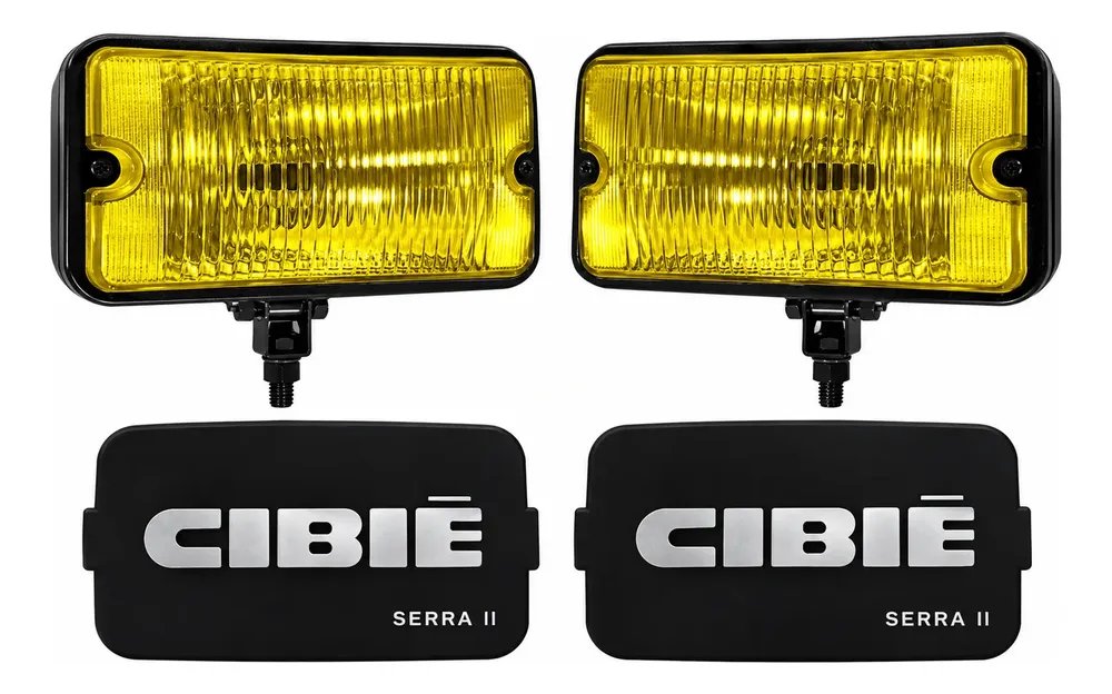 Kit Farol Milha Capa Cibie Serra 2 Opala Chevette Amare Bran Branco