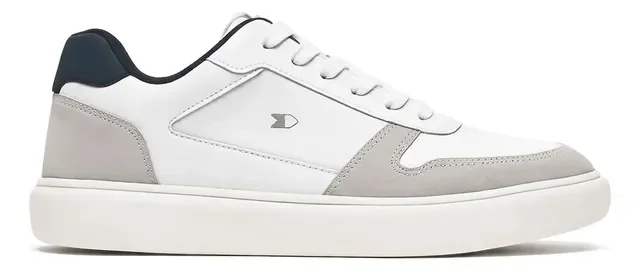 Tênis Sapatenis Masculino Sandrini Evoke Lite Branco Couro