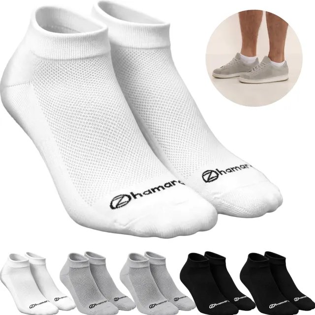 Kit 6 Pares Meias Zhamaro Algodão Cano Curto Baixo Atoalhada