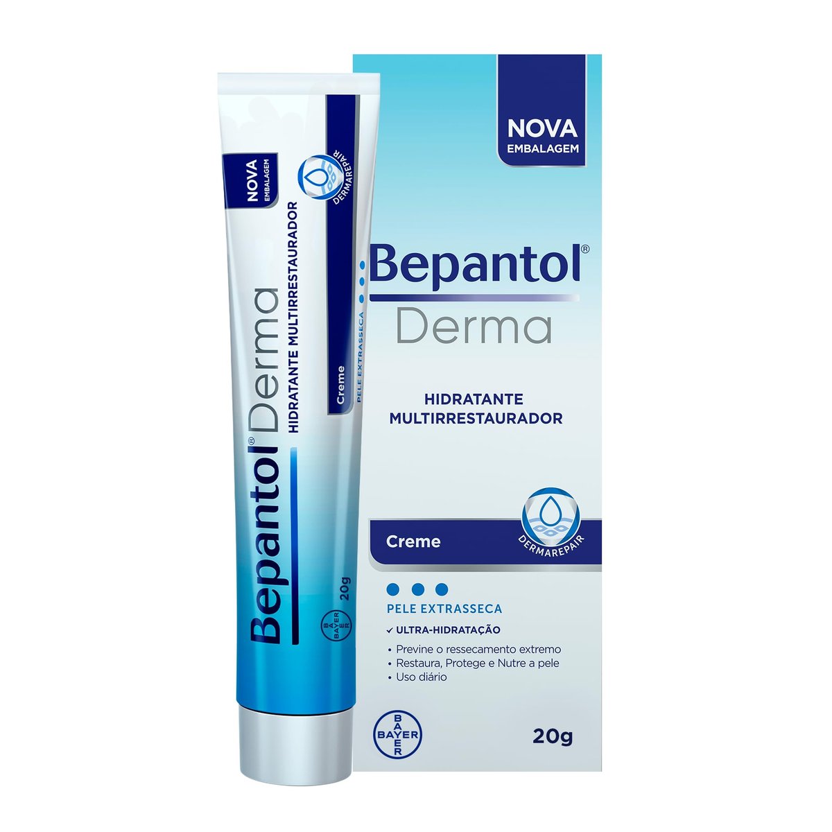 Bepantol Derma Hidratante Multirrestaurador para Pele Seca 20g