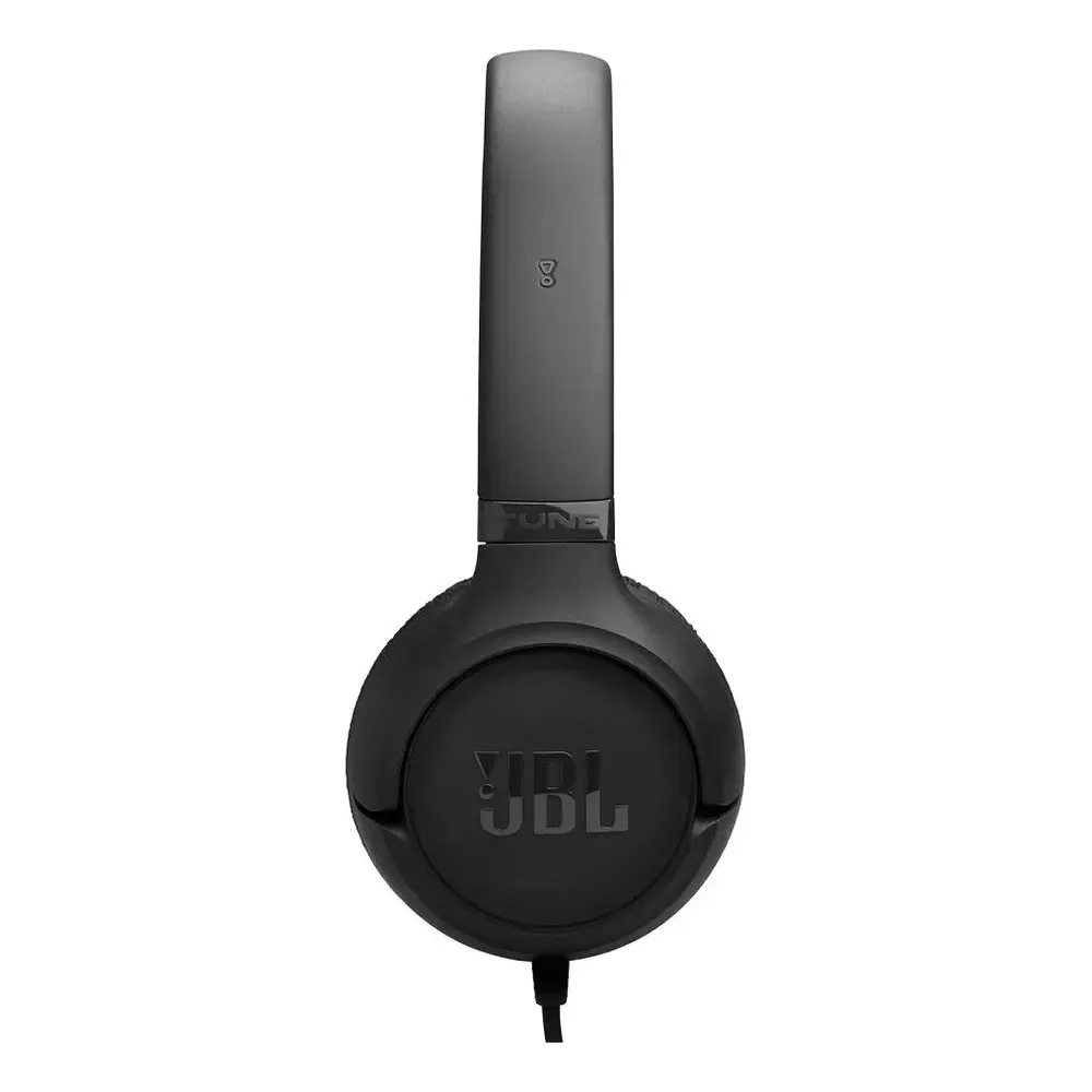 Fone De Ouvido Over-ear Jbl Tune 530 Com Fio Cabo Flat - Preto