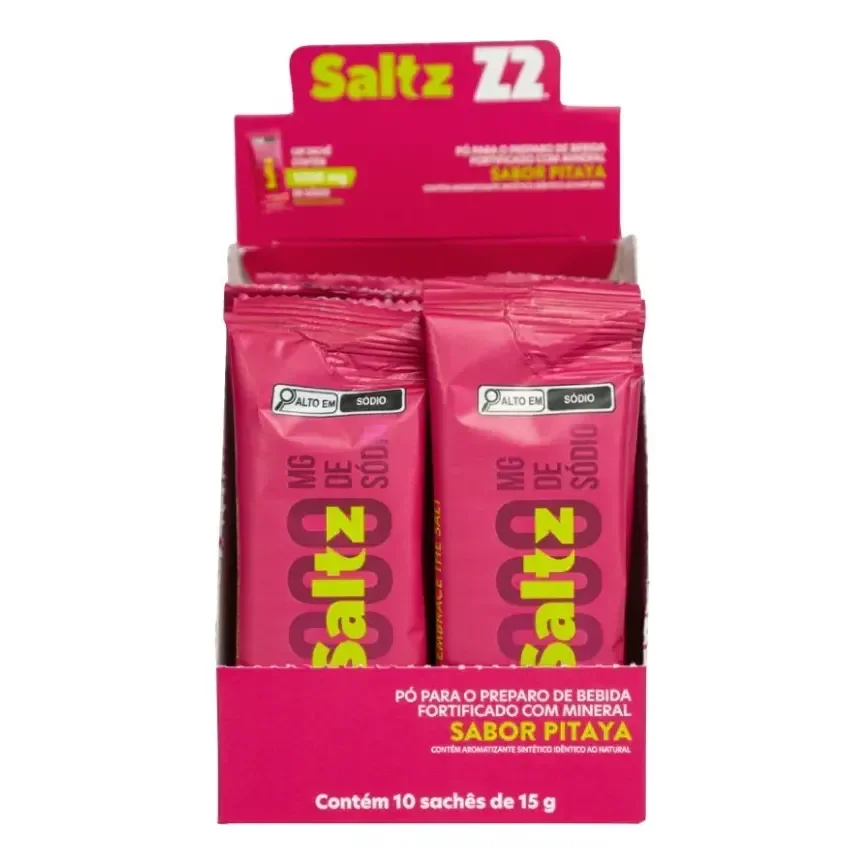 Suplemento Nutricional Sódio Saltz 1000mg Sabor Pitaya 10 Sachês