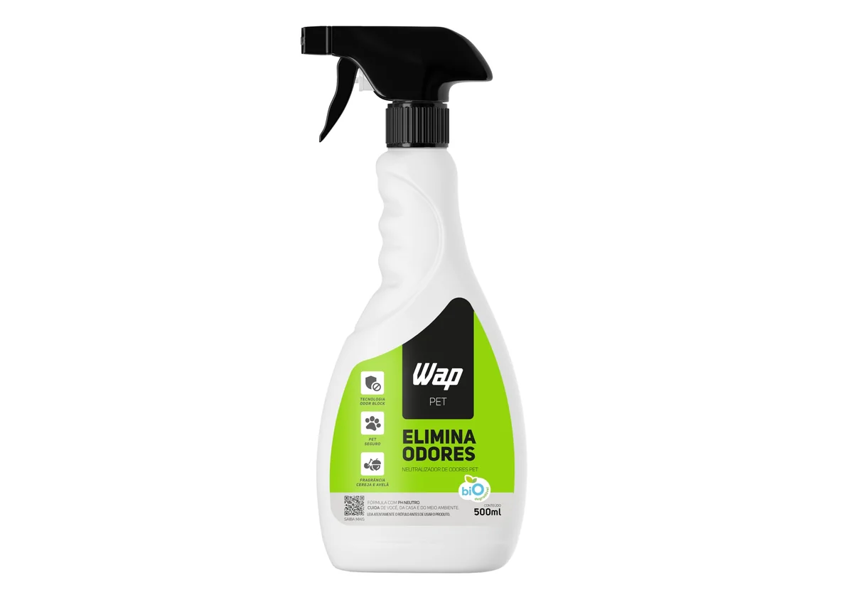 Eliminador de Odores Pet WAP Elimina Odores 500ml em Spray Cereja e Avelã | Neutralizador de Odores com fragrância