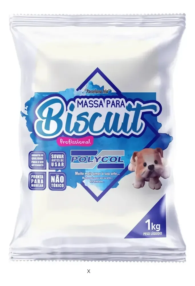 Polycol Massa De Biscuit Natural 1 Kg