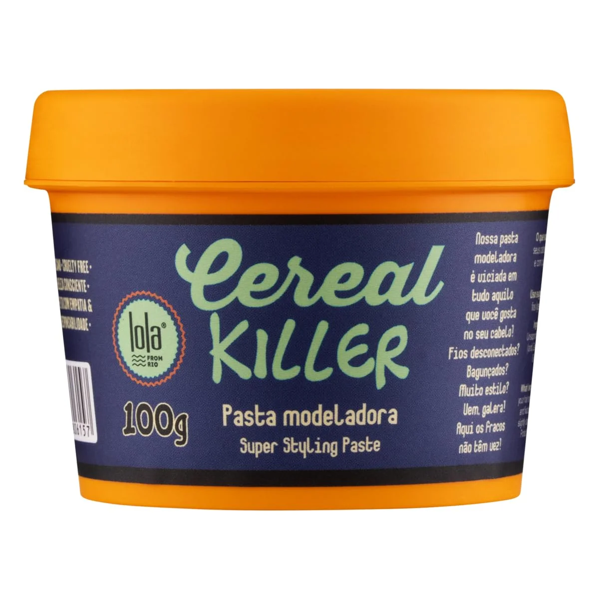 Cereal Killer Pasta Modeladora 100g , Lola Cosmetics