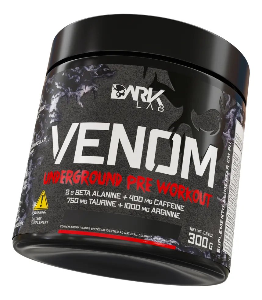 Pre Treino Venom Underground 300g Mango Loko Dark Lab - 60 Doses