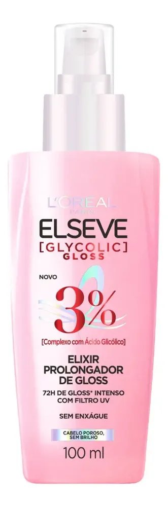 Sérum Elixir Antiporosidade, Elseve Glycolic Gloss L'Oréal Paris, 100ml