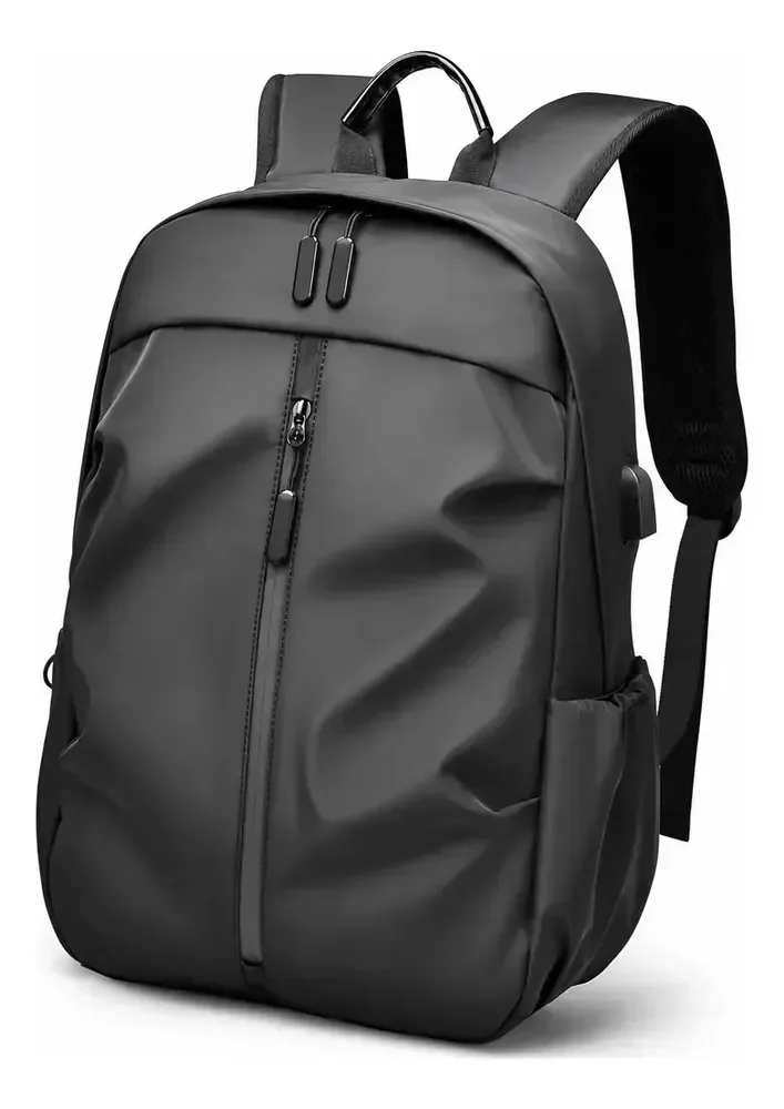 Mochila Masculina 20L Notebook 16 USB Escolar Faculdade Impermeável com Alça Reforçada