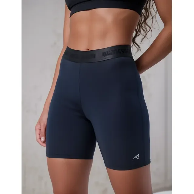 Bermuda Feminina Corrida Fitness Authen Essential 15cm Preta