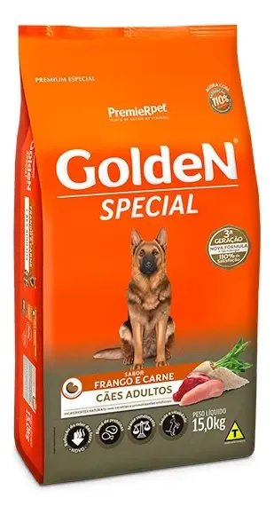 Golden Special Ad. Frango E Carne 15kg Pet