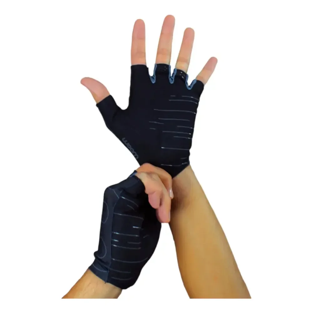 Luva De Ciclismo Woom Supreme Unlimited Unissex I Cor Preto Tamanho M