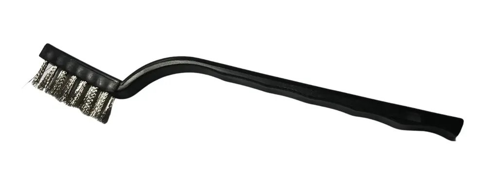 Kit 5 Escovas 18,5cm Cerdas De Aço Limpeza De Instrumentais