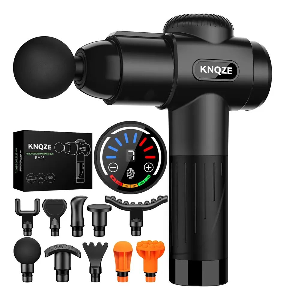 Pistola Massageadora Profissional Com Liberação Miofascial 127/220v Preto