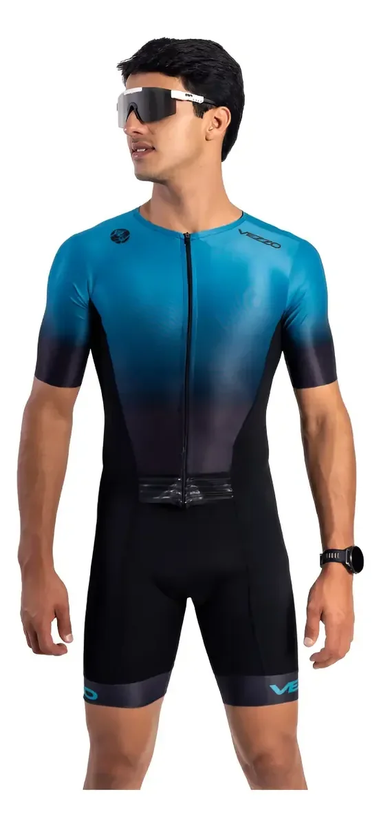 Macaquinho Vezzo Triathlon Bike Ciclismo Performance Unissex