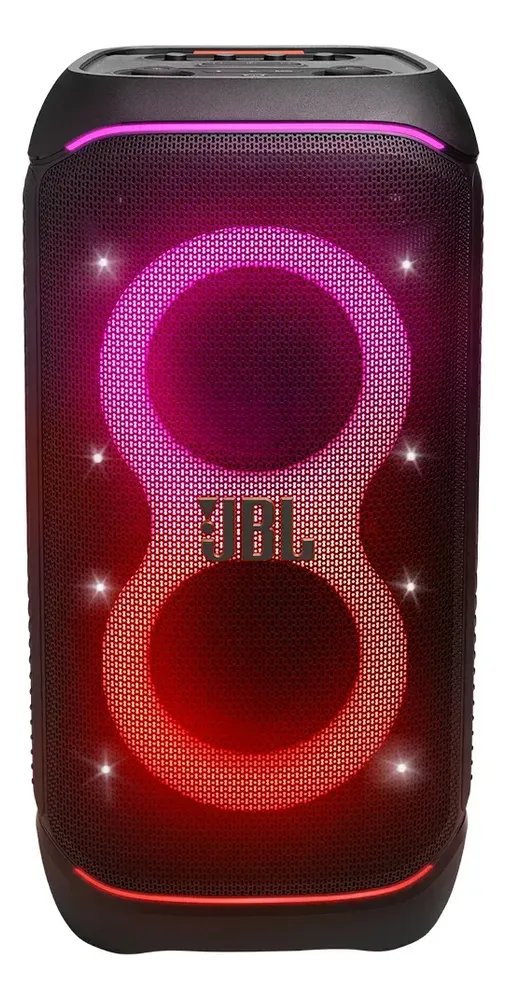 Caixa de Som JBL PartyBox Stage 320 Bluetooth Portátil Com Show de Luzes e Resistente a Respingos – 240W RMS Preta